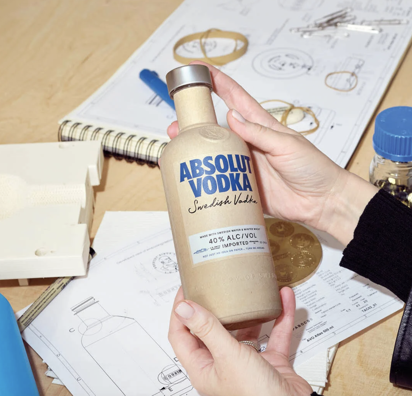 Absolut Paper Bottle Design