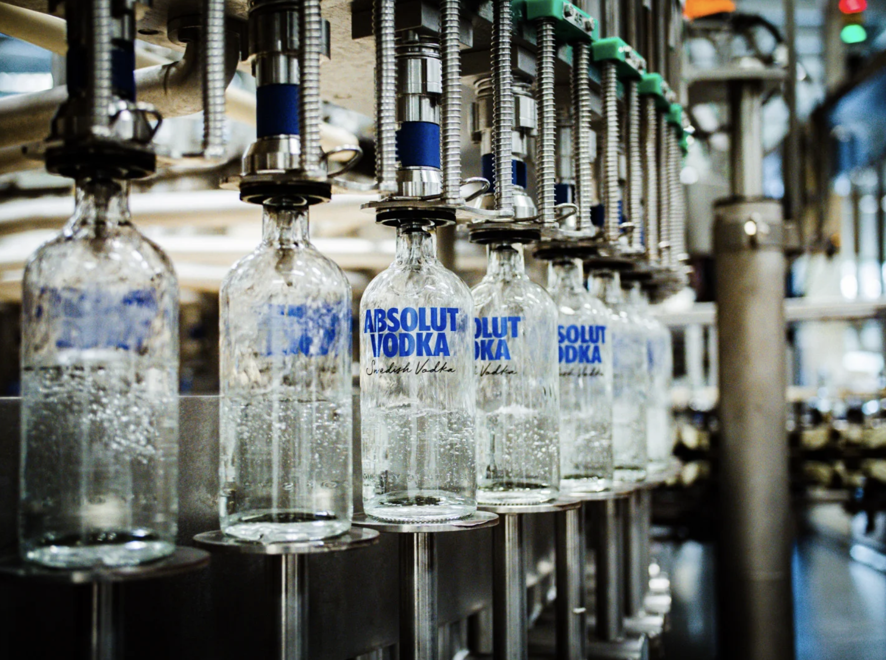 Absolut Vodka bottles