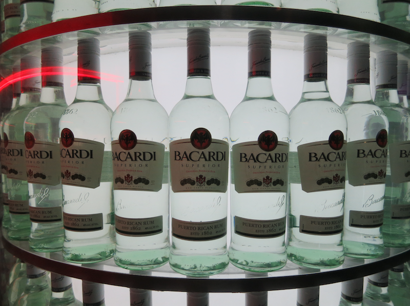 Bacardi bottles credit Paul Sableman CC BY 2 0