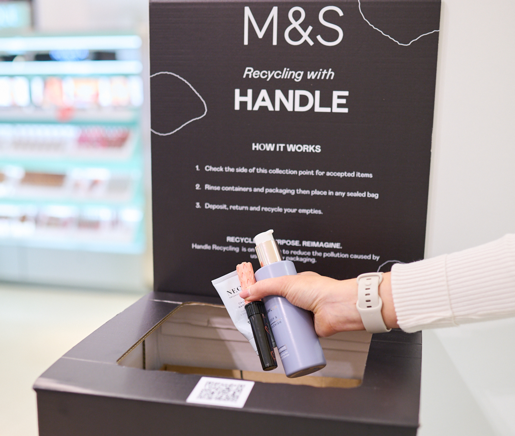 M&S and HANDLE introduce beauty packaging recycling initiative