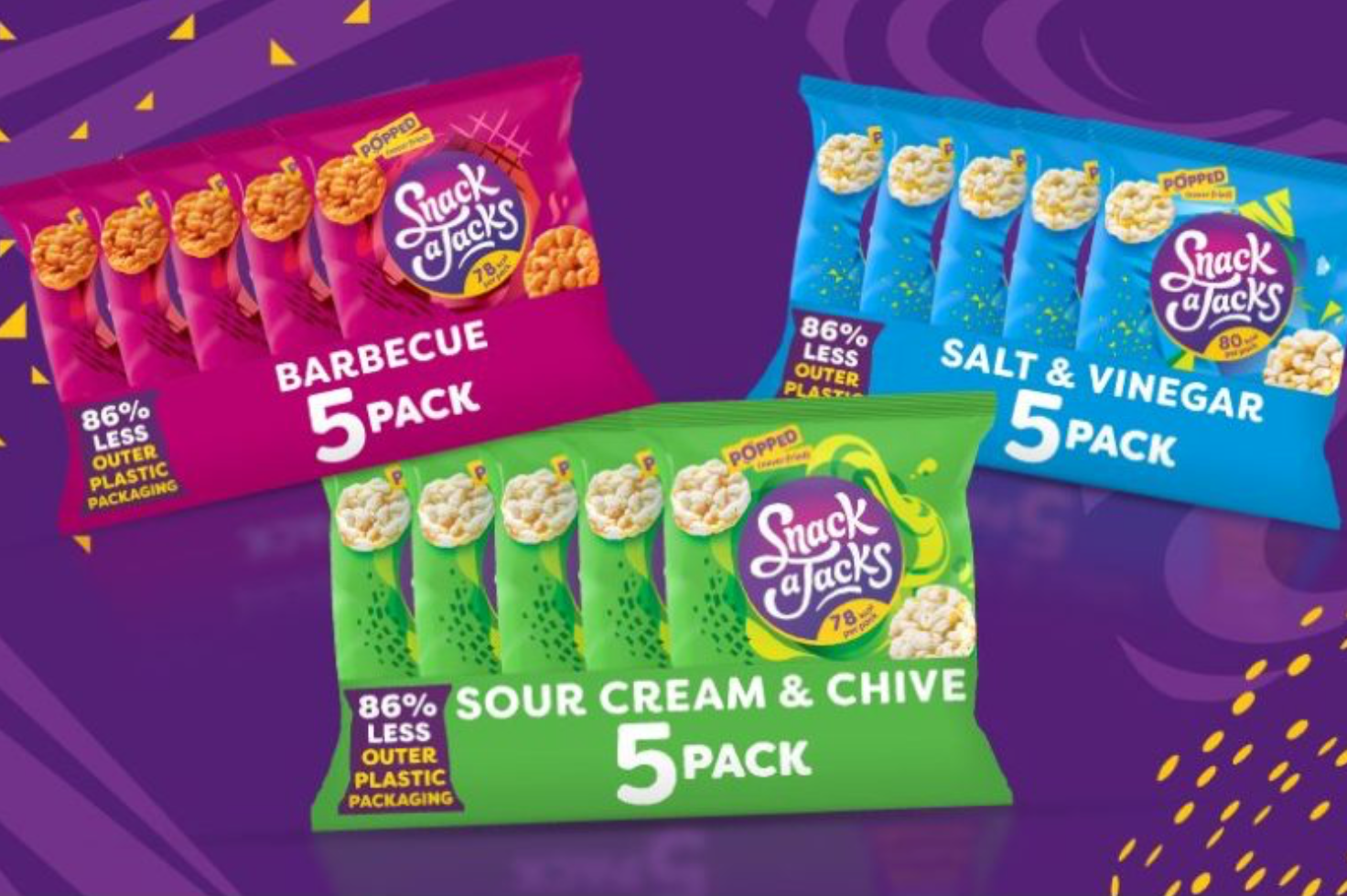New bagless multipacks for Snack A Jacks credit PepsiCo