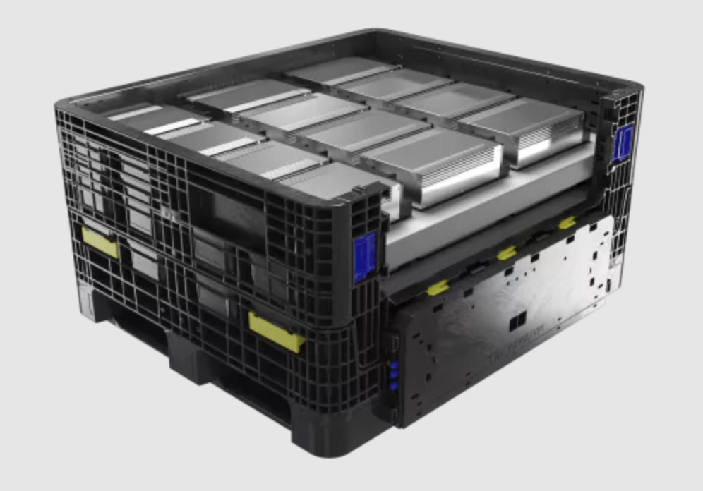 ORBIS transporting batteries safely using reusable packaging