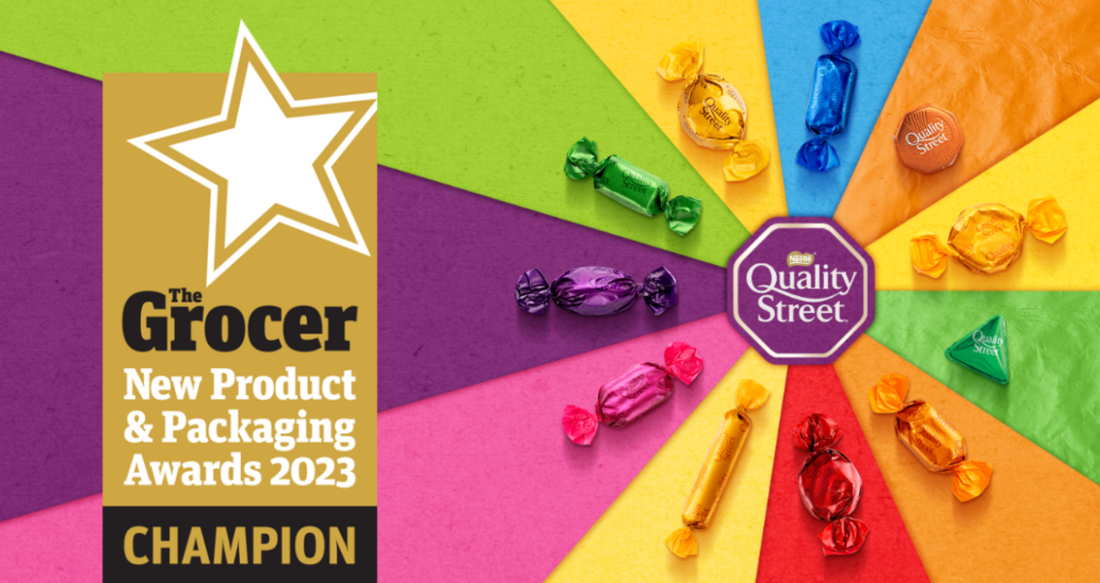 Quality Street takes home Paper Pack of the Year Award credit Nestle