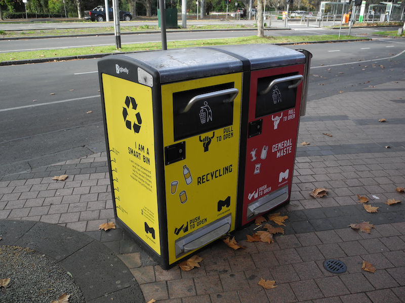 Recycling bin in Australia credit John Seb Barber CCBY20