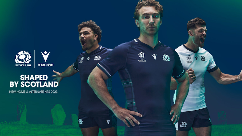 SCOTLAND RELEASE RUGBY WORLD CUP 2023 KIT
