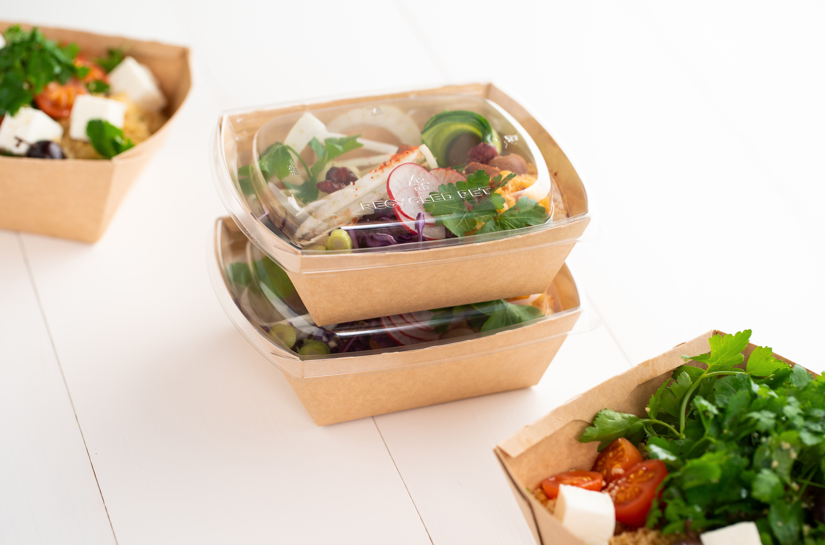 Sabert Snap2Go innovative fully recyclable food to go packaging solution