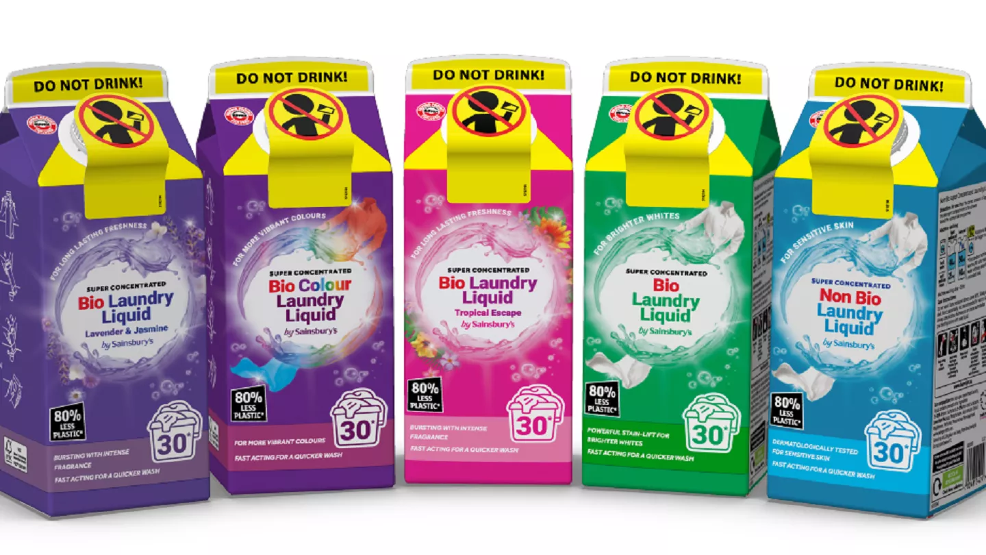Sainsbury's launches cardboard packaging for own-brand liquid detergent