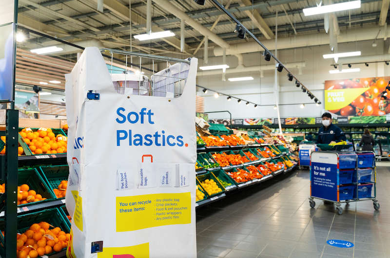 Soft plastics in aisle credit Tesco PLC