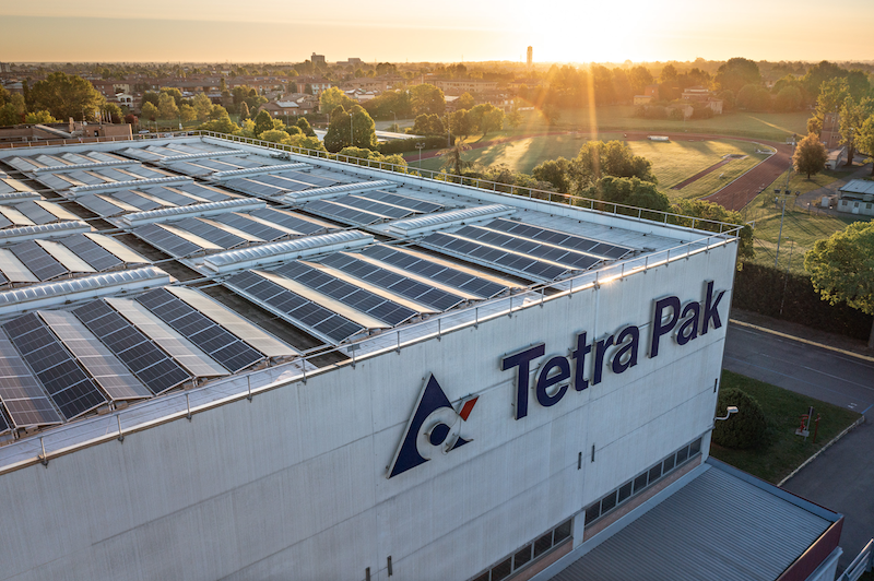 Solar panels credit Tetra Pak
