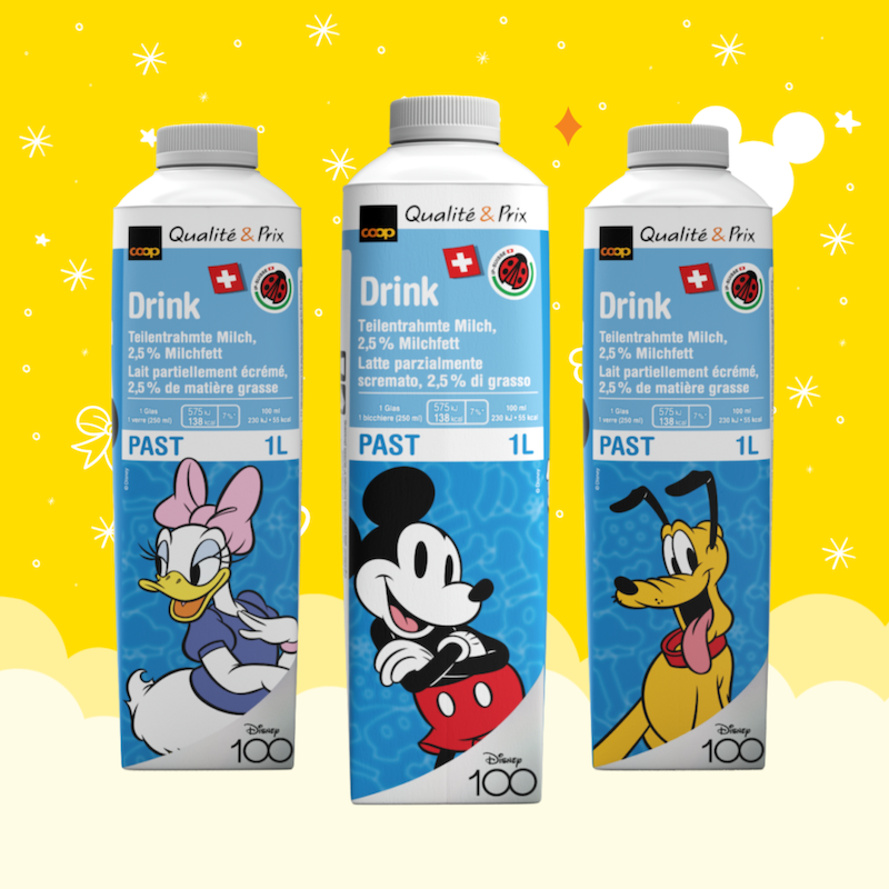 Tetra Top® carton packages, Disney design credit Tetra Pak