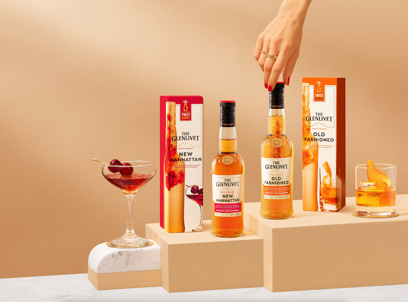 The Glenlivet Twist Mix Cocktails credit Pernod Ricard USA