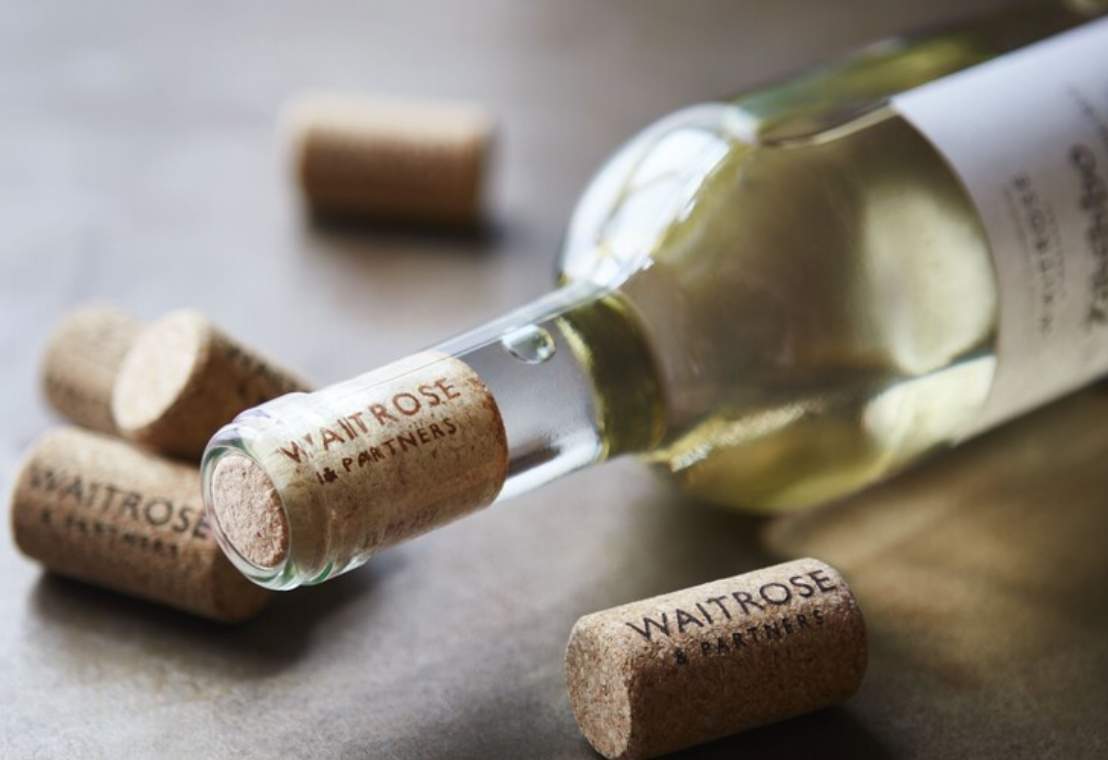 Waitrose trials removing wine bottle neck sleeves credit John Lewis Partnership