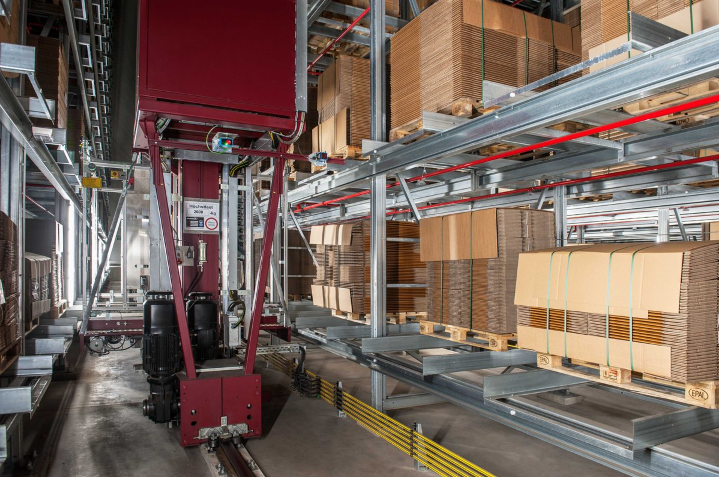 Westfalia sustainable technologies for warehouse automation in the packaging industry