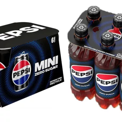 PepsiCo ditches plastic rings for paper-based packs in U.S. & Canada