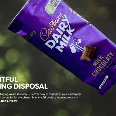 Snacking right: Cadbury's QR code recycling platform debuts in Australia