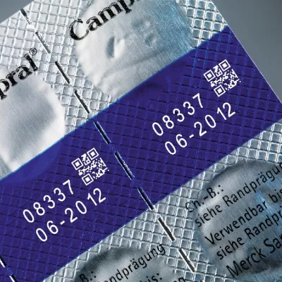 Macsa Id laser coding and marking on pharmaceutical packaging