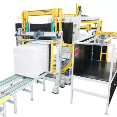 FROMM fully automated combined strapping and wrapping machines