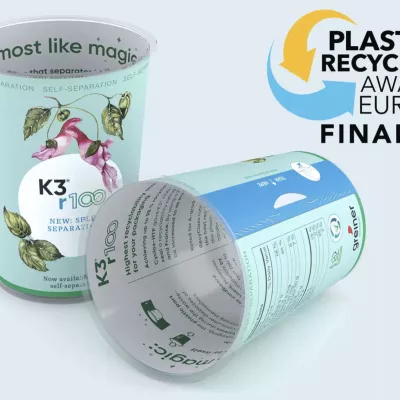 Greiner Packaging finalists in Plastics Recycling Awards Europe 2022