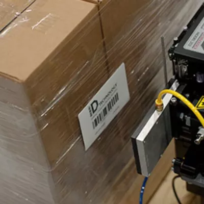 ID Technology label printer for pallets