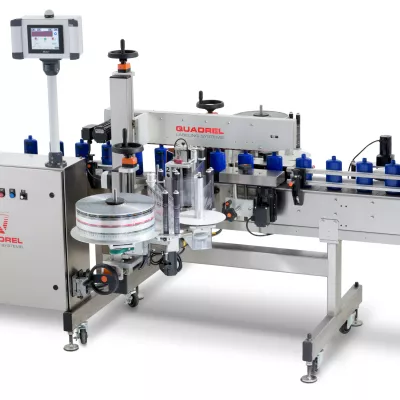 Quadrel Labeling Systems technically advanced front back labeling system
