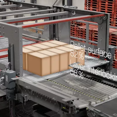 Qimarox palletising case study: automatic container unloading