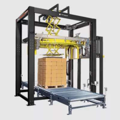 Signode automatic stretch wrapping machine