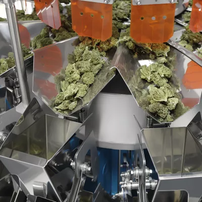 Yamato - automate your cannabis packaging using combination scales