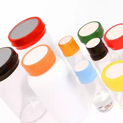 Viscose plastic-free shrink sleeves in a variety of different colours
