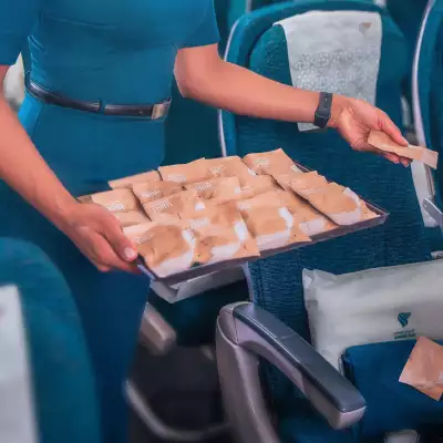 Oman Air introduces recyclable paper packaging for economy-class earphones