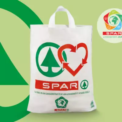 SPAR Hungary transforms plastic waste into recyclable shopping bags