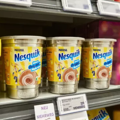 Nestlé trials reusable steel containers for Nesquick in Germany