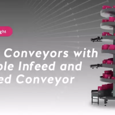 Discover the power of Apollo’s multiple infeed & outfeed spiral conveyor