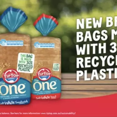 Australian bread manufacturer launches 30% recycled plastic bread bags