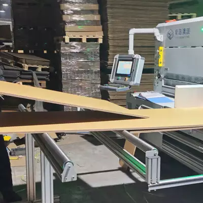 Aopack: First heavy duty box maker machine BM3000-HD installation in Shanghai