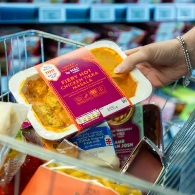 M&S Food trials recyclable paper fibre trays for ready meals