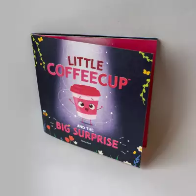 Debut children's book made from recycled coffee cups brings sustainability to storytime