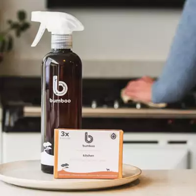 Spectra helps Bumboo clean up sustainably with 100% POP PCR bottles