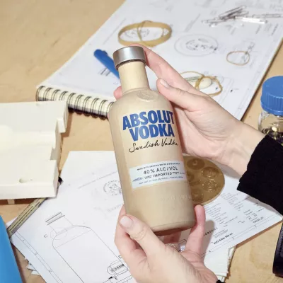 Absolut Vodka trials eco-friendly paper bottles in Tesco stores