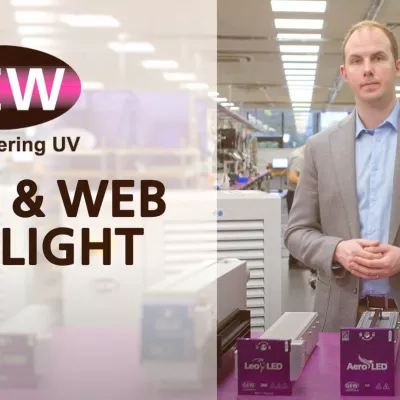 Discover the power of GEW UV LED curing for label & web printing