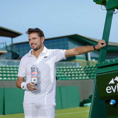 Game, Set, Sustainability: evian and Wimbledon introduce refillable on-court water system