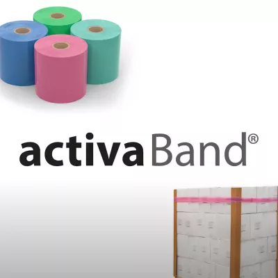 Pallet stretch tape with activaBand®