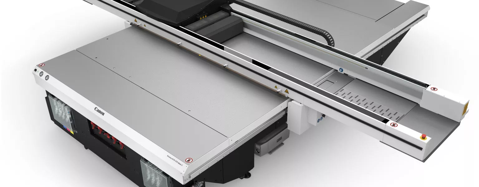 Canon Arizona 6100 Mark II UV flatbed printer © Canon