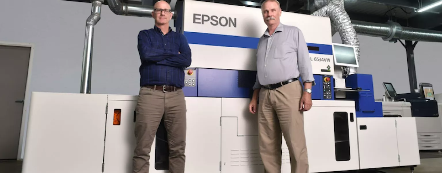 Calgary's Mountain View Printing upgrades with Epson digital label press