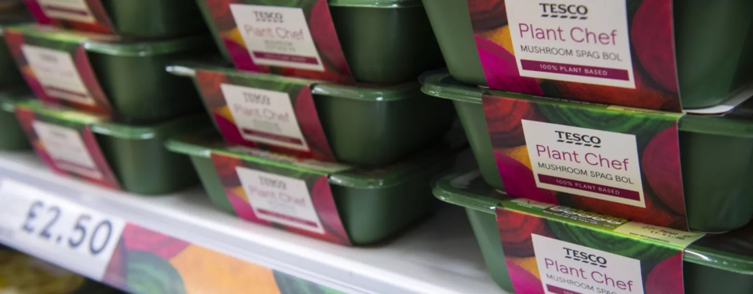 Plant base products credit Tesco PLC