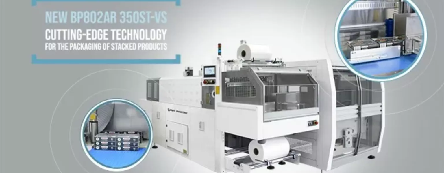 New BP802AR 350ST-VS: Cutting-edge technology for the packaging of stacked products