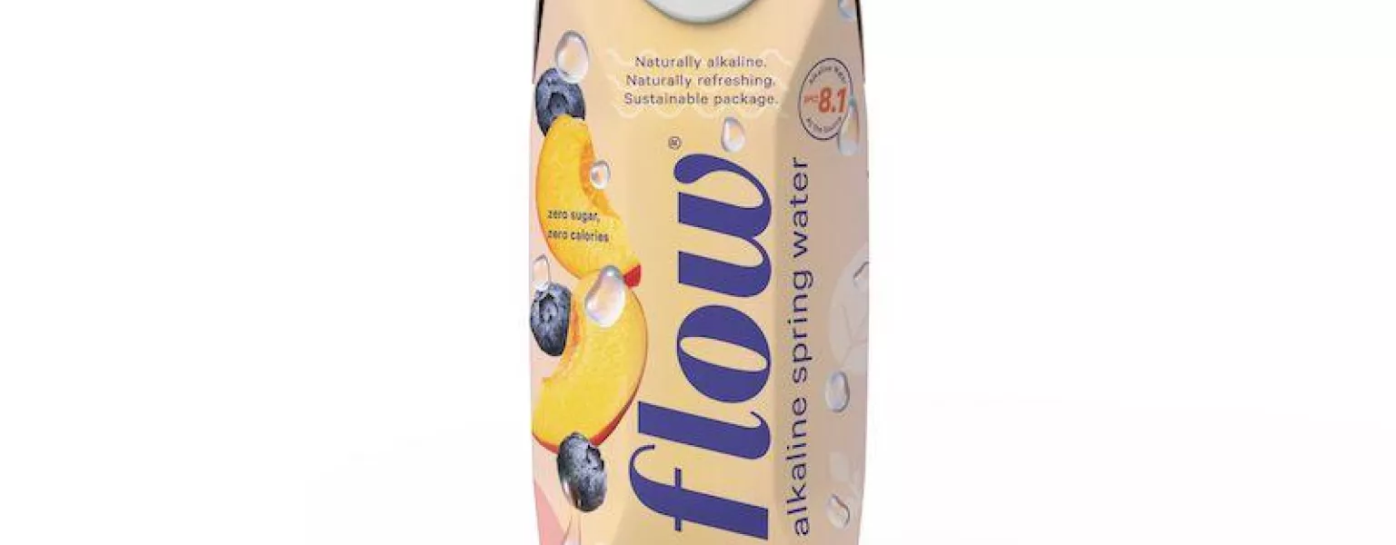 Flow Flavoured water in Tetra Prisma Aseptic 330 yellow