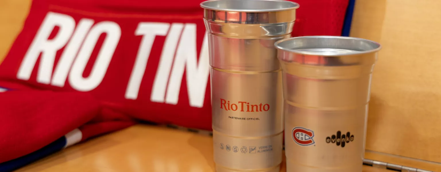 Montreal Canadiens swap single-use plastic for recyclable aluminum cups