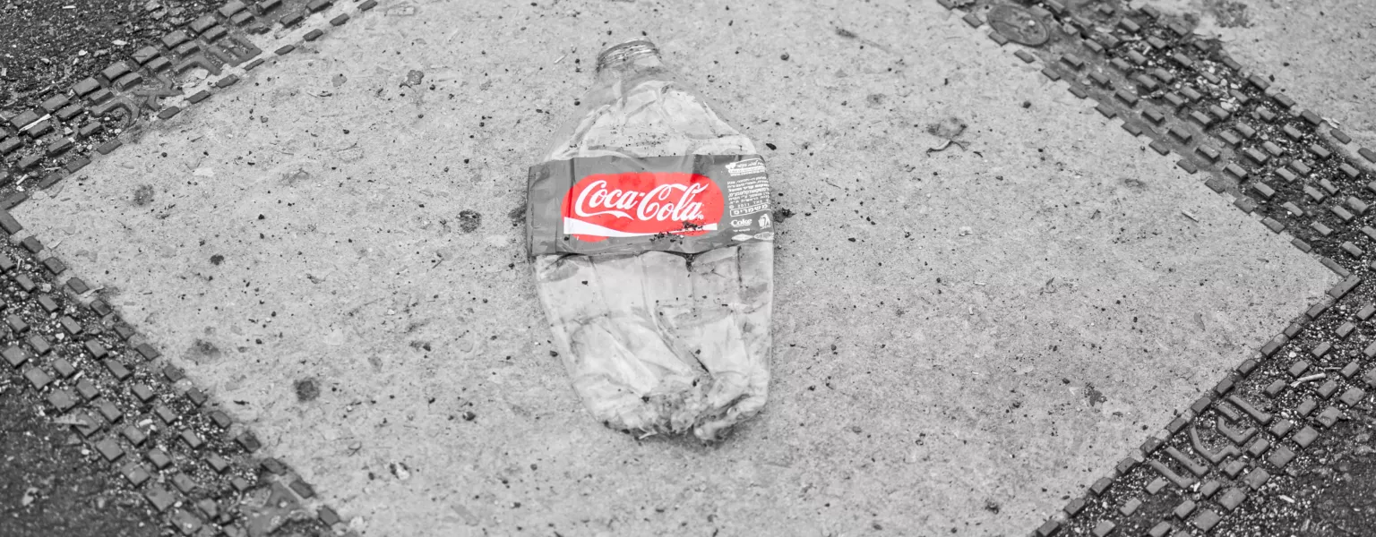 Trampled plastic bottle credit zeevveez