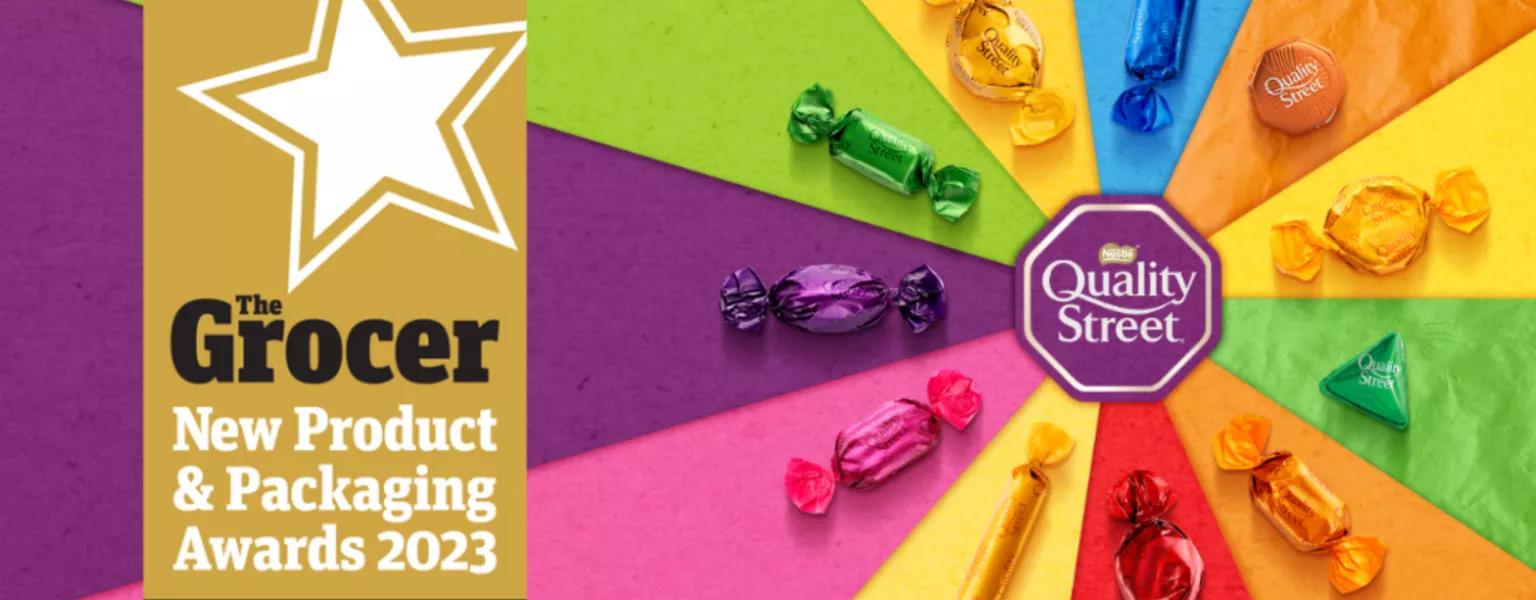 Quality Street takes home Paper Pack of the Year Award credit Nestle