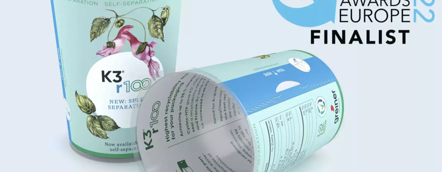Greiner Packaging finalists in Plastics Recycling Awards Europe 2022